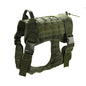 Nylon Tactical Dog Harness Heavy Duty Adjustable Sizes M L XL 7