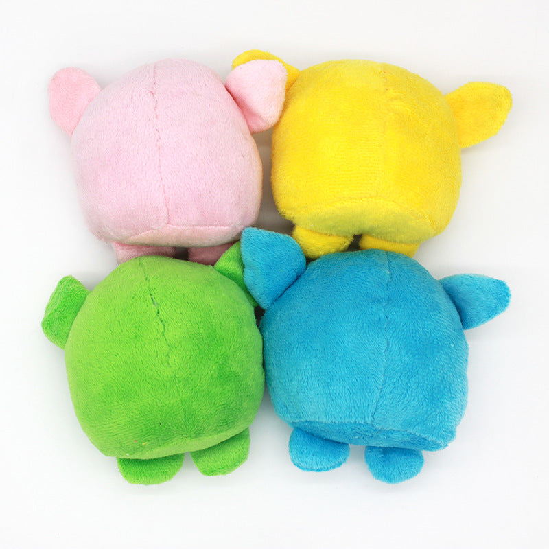 Plush Owl Dog Toy Soft Squeaky Interactive Toy 2