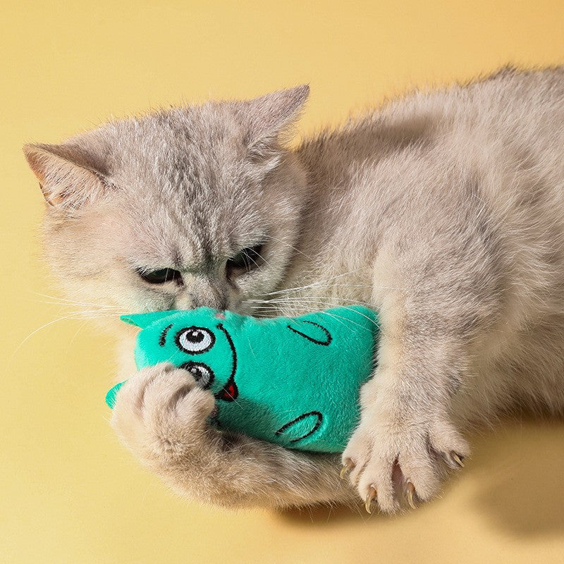 Interactive Plush Dog Toy Soft Small Size 10.5x5.5x3.5cm