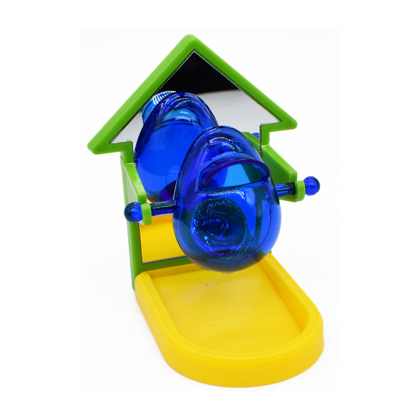 Plastic Parrot Feeder Leakage Food Dispenser Cage Accessory 2
