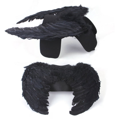 Felt Cloth Dog Costume Angel Wings Halloween Outfit 2