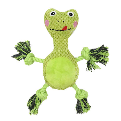 Animal Plush Dog Chew Toy Rope Soft Interactive Plush Toy 7