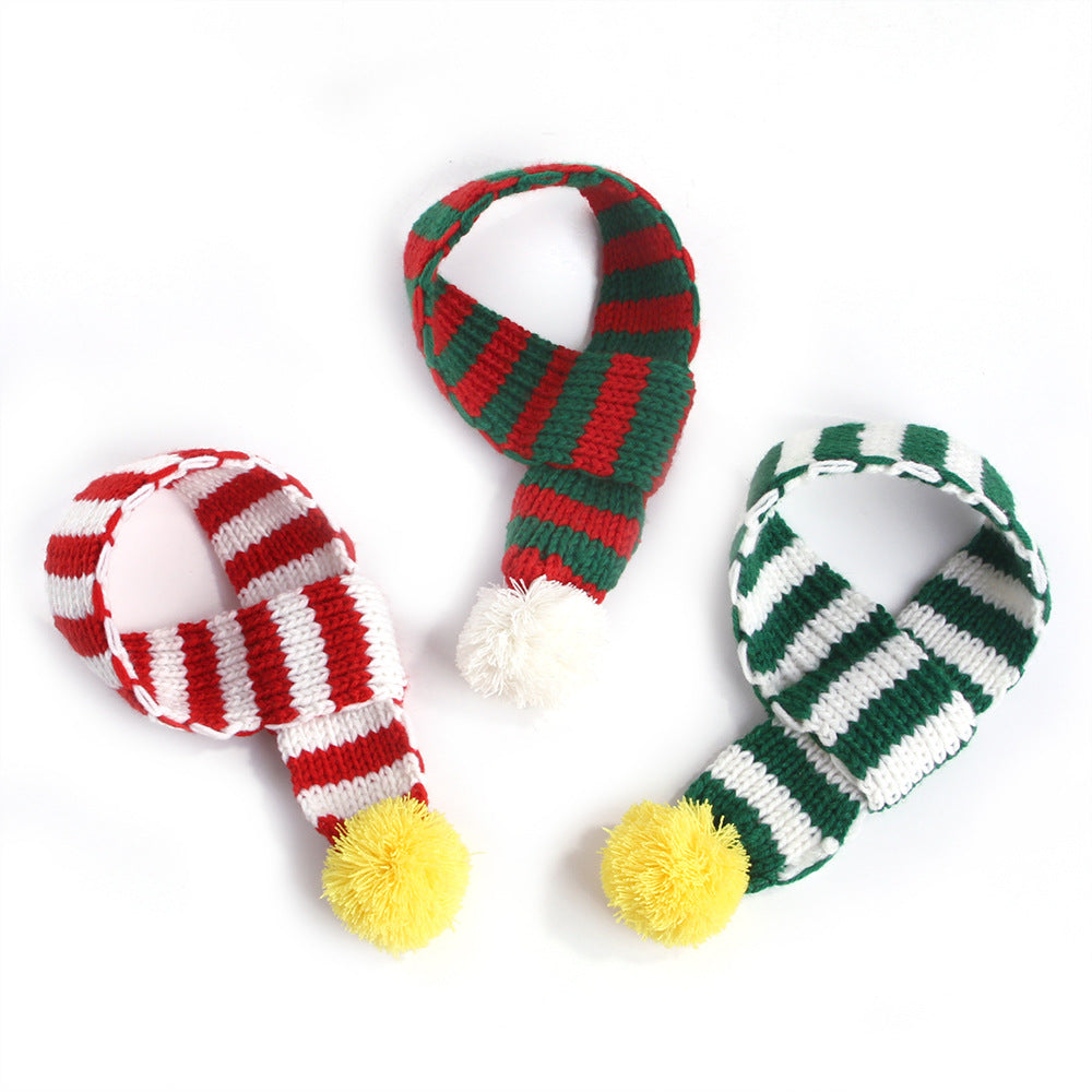 Knitted Dog Scarf Christmas Style for Pets Small Medium Large 2