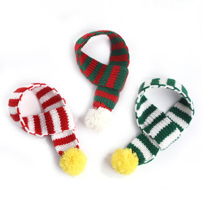 Knitted Dog Scarf Christmas Style for Pets Small Medium Large 2