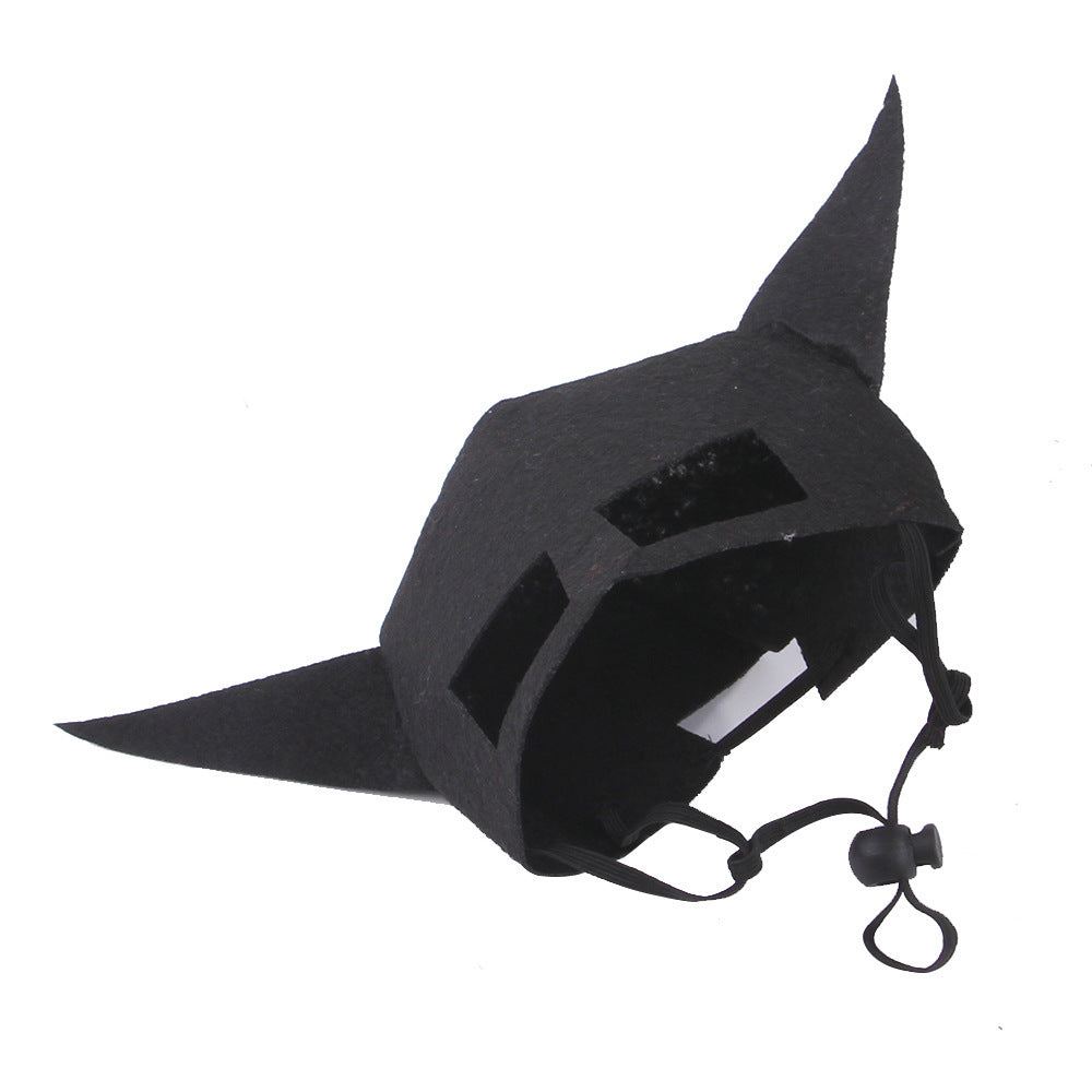 Felt Cloth Cat Mask Halloween Costume for Cats 3