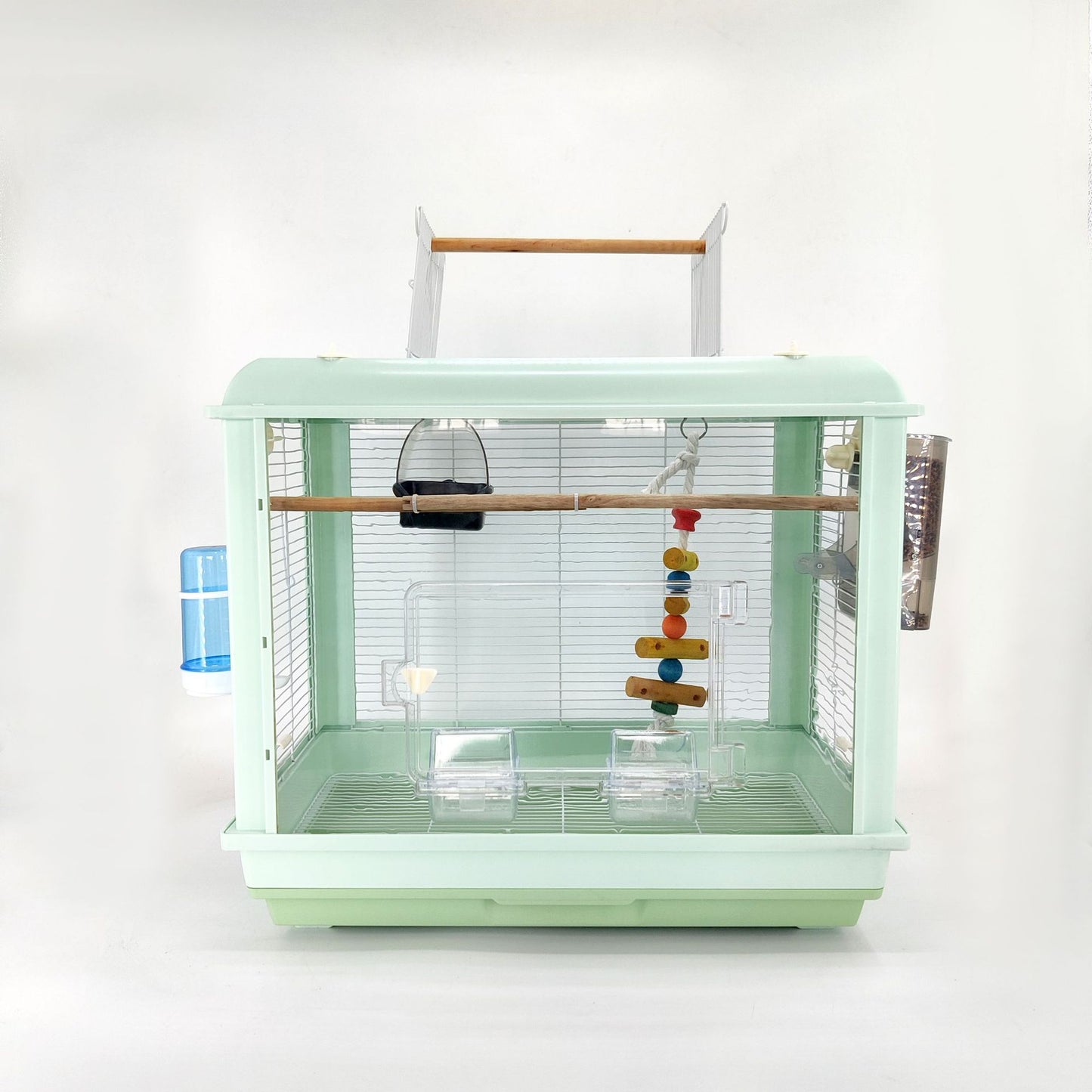 Plastic Parrot Nest Breeding Cage with Accessories 67.5x40x62cm