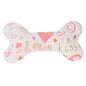 Valentine Bone Squeaky Plush Dog Toy Soft Durable 11x22cm 6