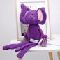 Plush Elephant Dog Toy Soft Squeaky Interactive 3