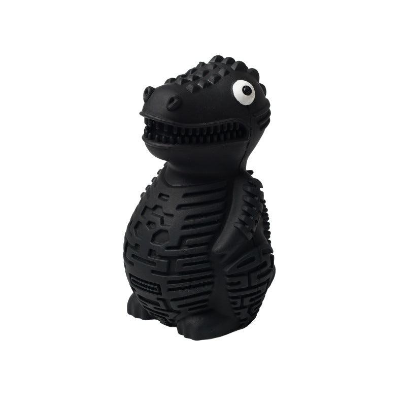 Crocodile Rubber Dog Chew Toy Durable Squeaky 4