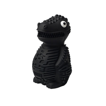 Crocodile Rubber Dog Chew Toy Durable Squeaky 4