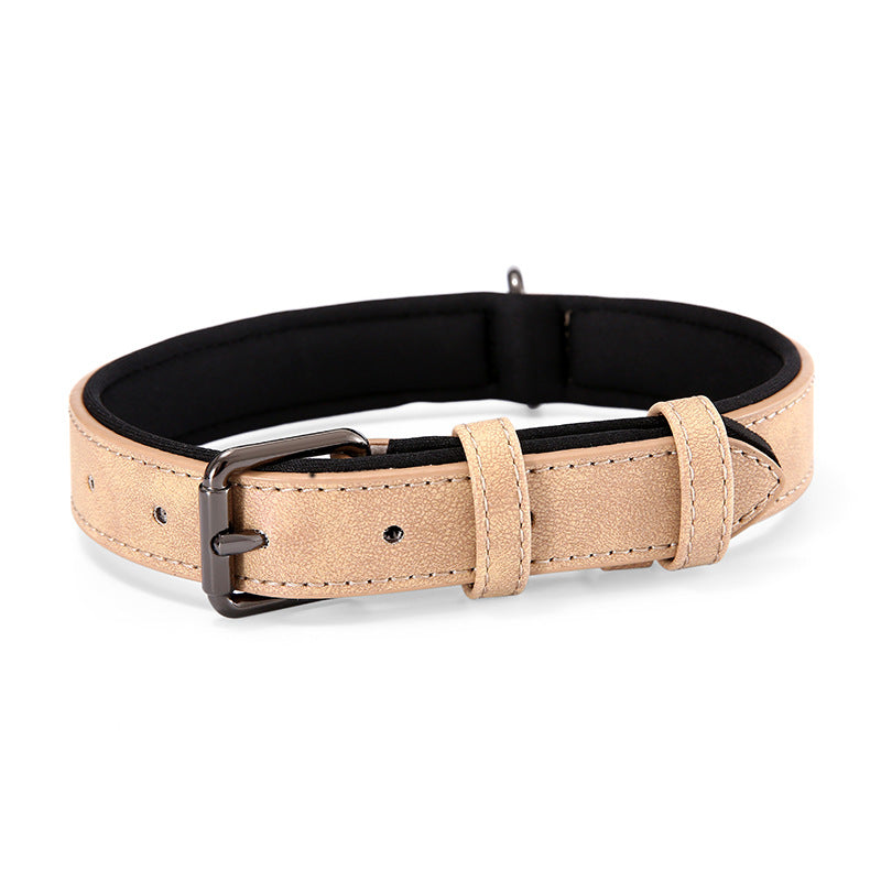 Reflective Artificial Leather Dog Collar Adjustable Sizes 7