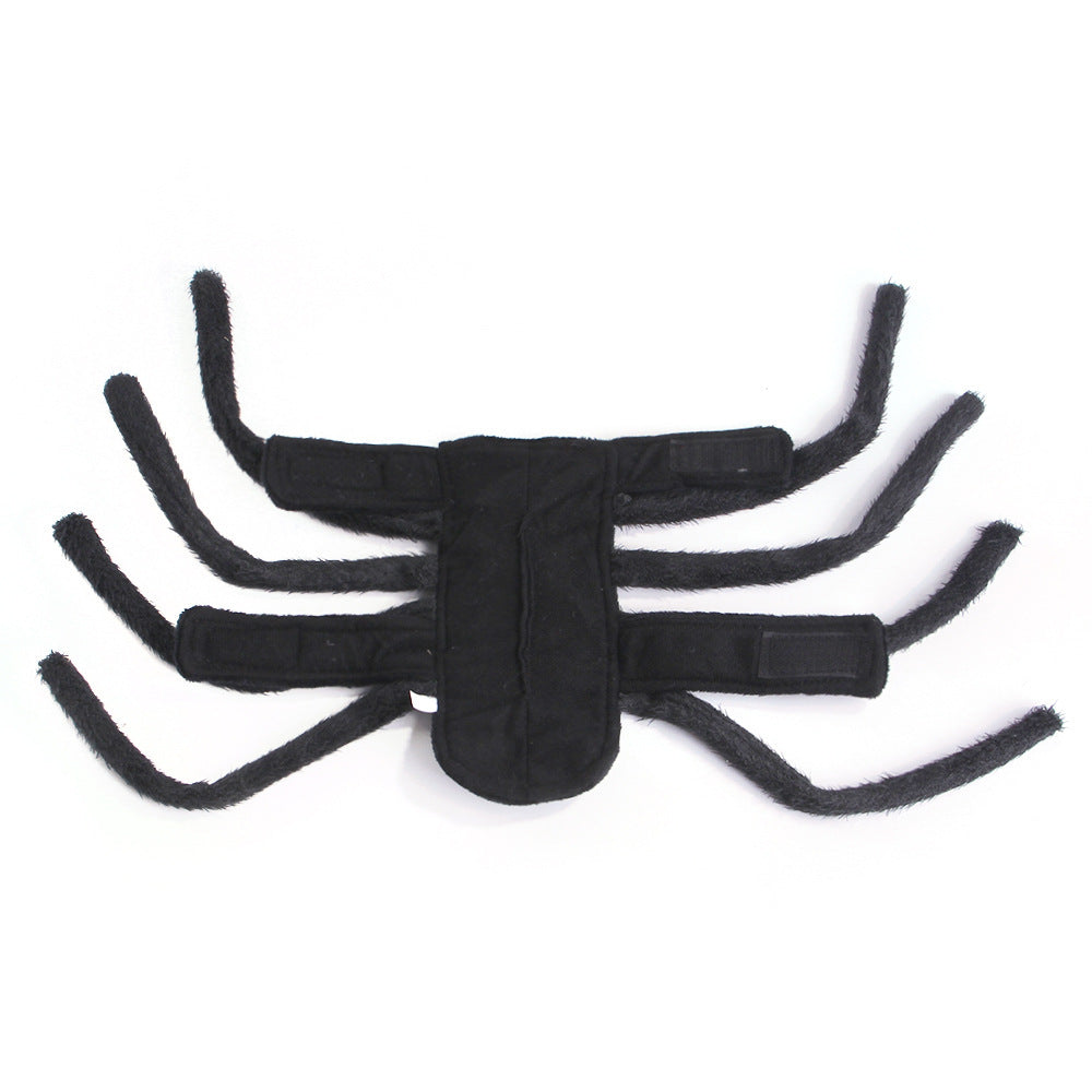 Cotton Dog Costume Halloween Spider Cosplay Outfit Adjustable 3