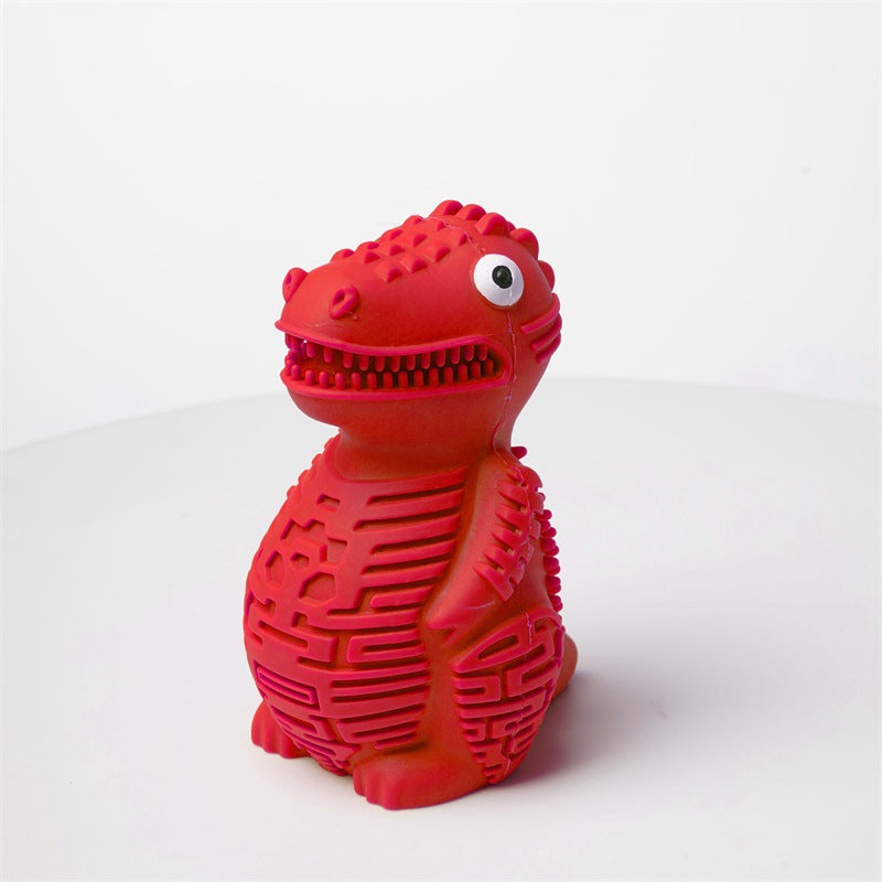 Crocodile Rubber Dog Chew Toy Durable Squeaky 5