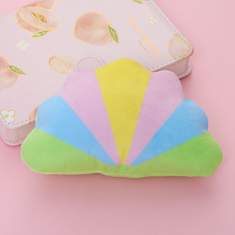 Plush Dog Toy Shell Shape Soft Squeaky 10x15cm 4