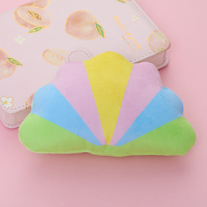 Plush Dog Toy Shell Shape Soft Squeaky 10x15cm 4