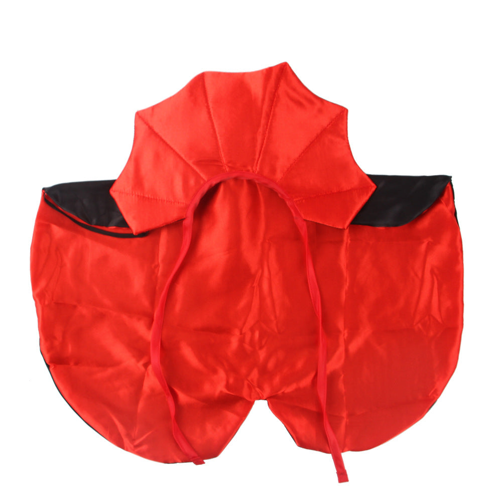 Polyester Dog Cloak Halloween Costume Adjustable Neck Size 2