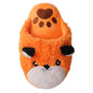 Plush Dog Toy Slipper Soft Squeaky Interactive Toy