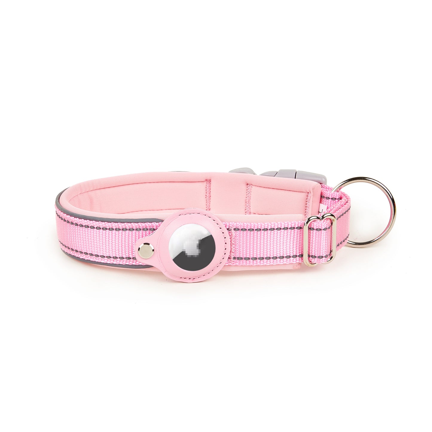 Nylon AirTag Dog Collar Adjustable with Holder 7