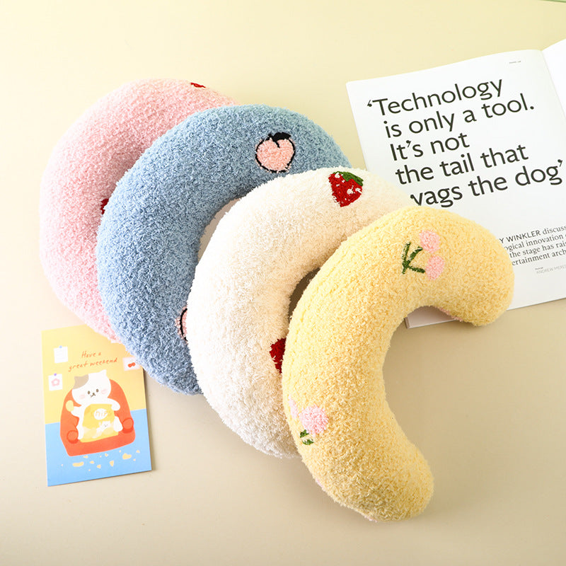 Plush U Shape Dog Pillow Soft Comfortable Pet Cushion 3