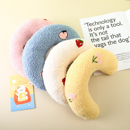Plush U Shape Dog Pillow Soft Comfortable Pet Cushion 3