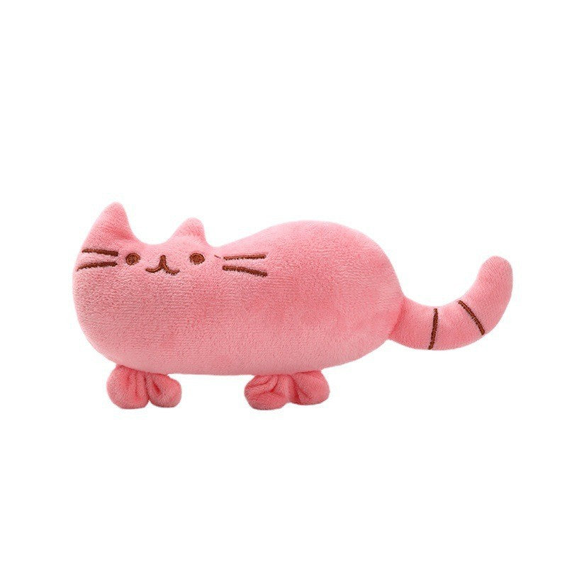 Plush Catnip Toy Cute Cat Shape Soft Interactive Cat Toy 2