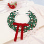 Cotton Dog Bandana Christmas Scarf for Festive Holiday Dress Up 6