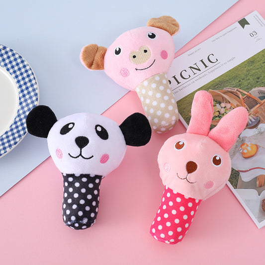 Animal-Shaped Plush Dog Toy Soft and Lightweight 13x9cm