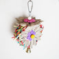 Hand-Knitted Palm Leaf Parrot Chew Toy Natural Materials 5