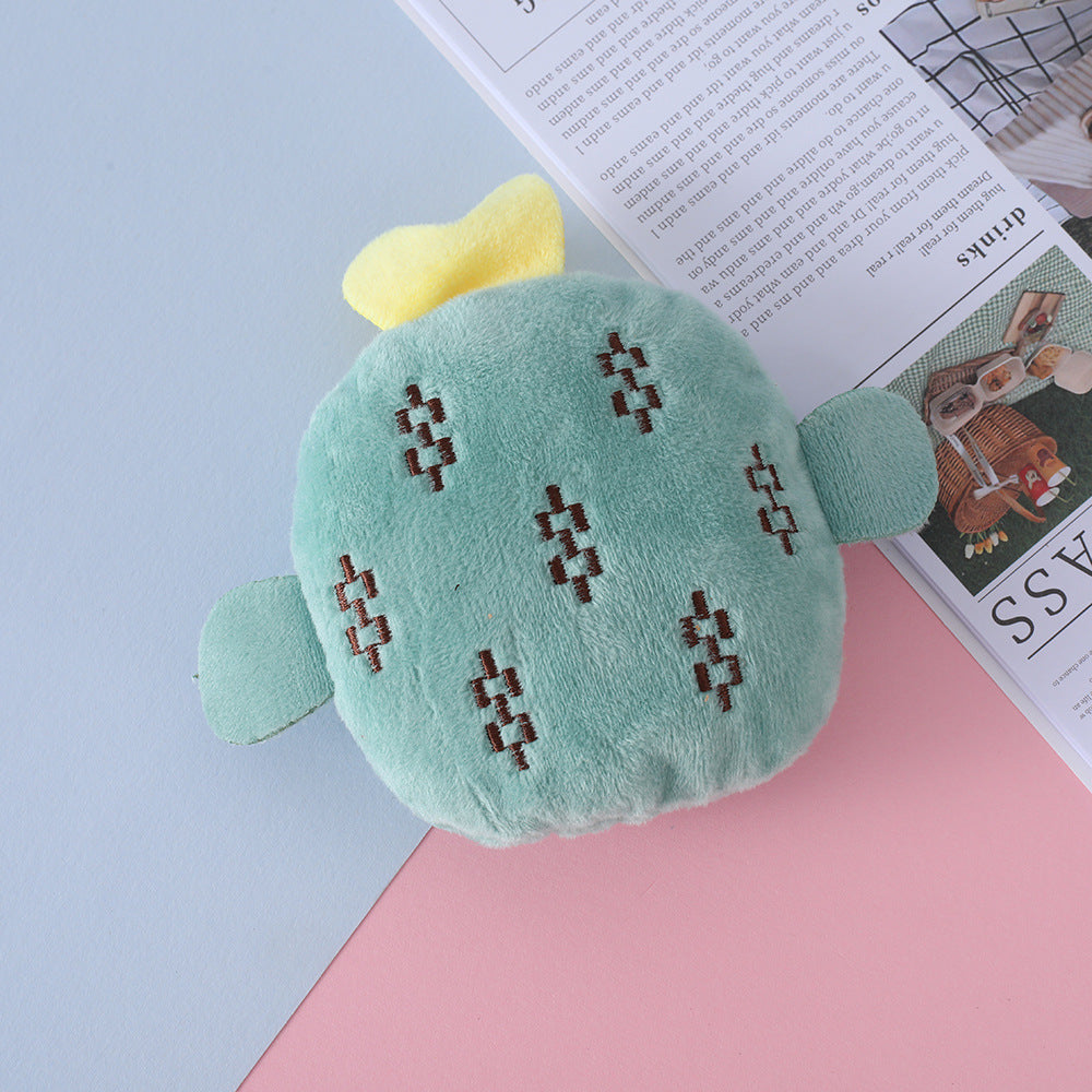 Plush Dog Toy Imitation Fruit Soft Durable 12x9cm 9