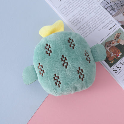 Plush Dog Toy Imitation Fruit Soft Durable 12x9cm 9