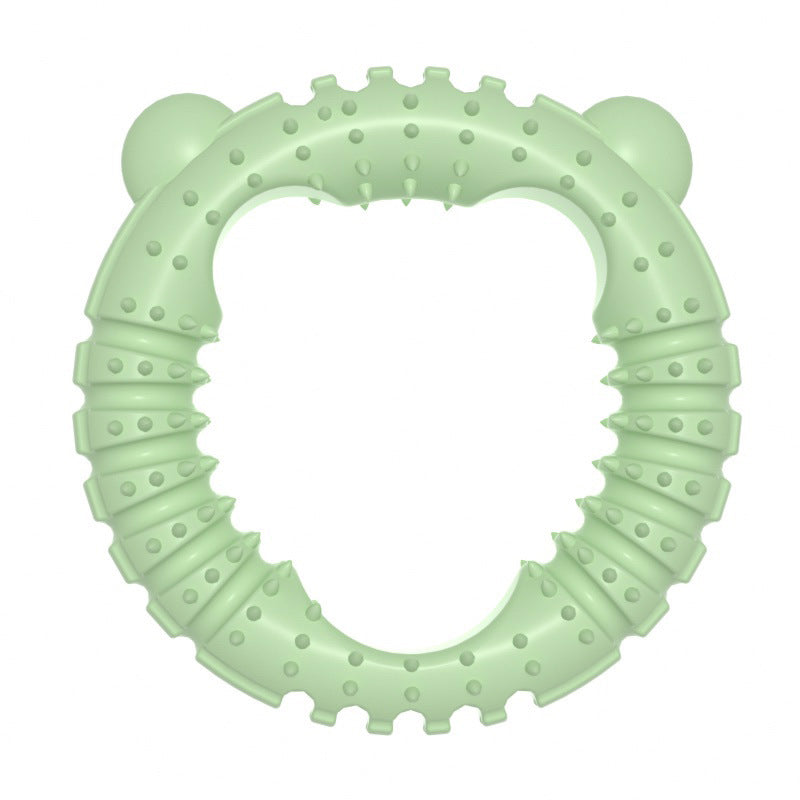 Bear Shaped Dog Chew Toy TPR Durable 12.5cm 4