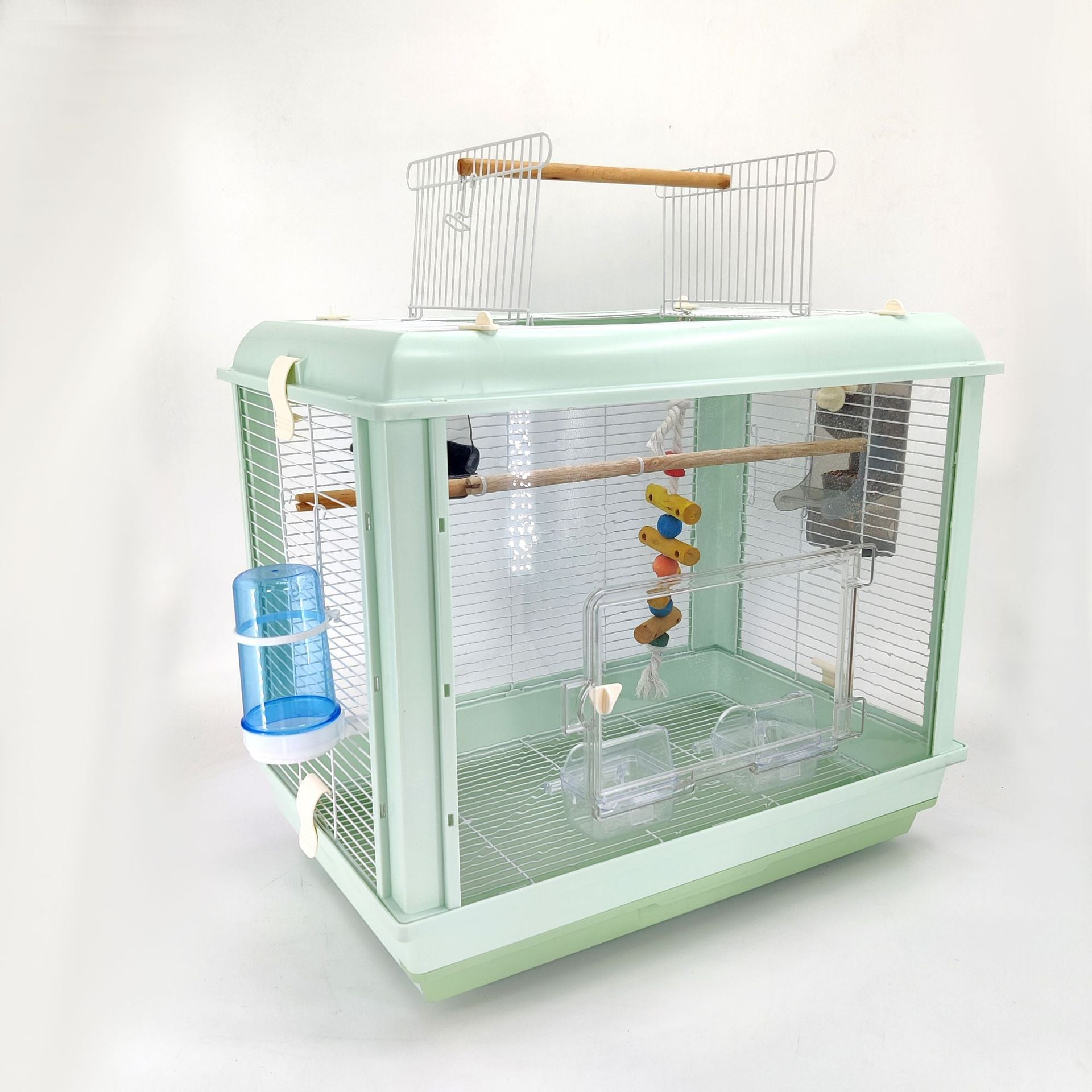 Plastic Parrot Nest Breeding Cage with Accessories 67.5x40x62cm 3