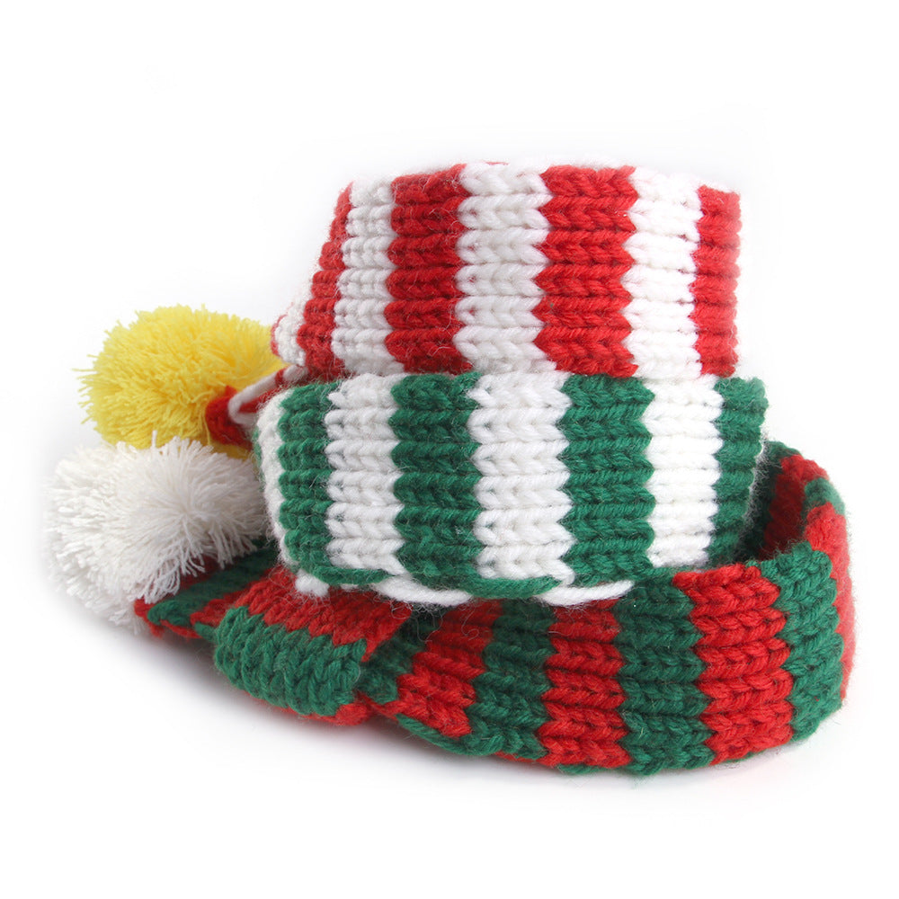 Knitted Dog Scarf Christmas Style for Pets Small Medium Large 3