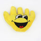 Plush Hand Shape Dog Toy Soft Smiling Face 10x12cm 7