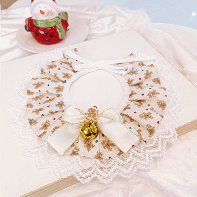 Cotton Dog Bandana Christmas Scarf for Festive Holiday Dress Up 8