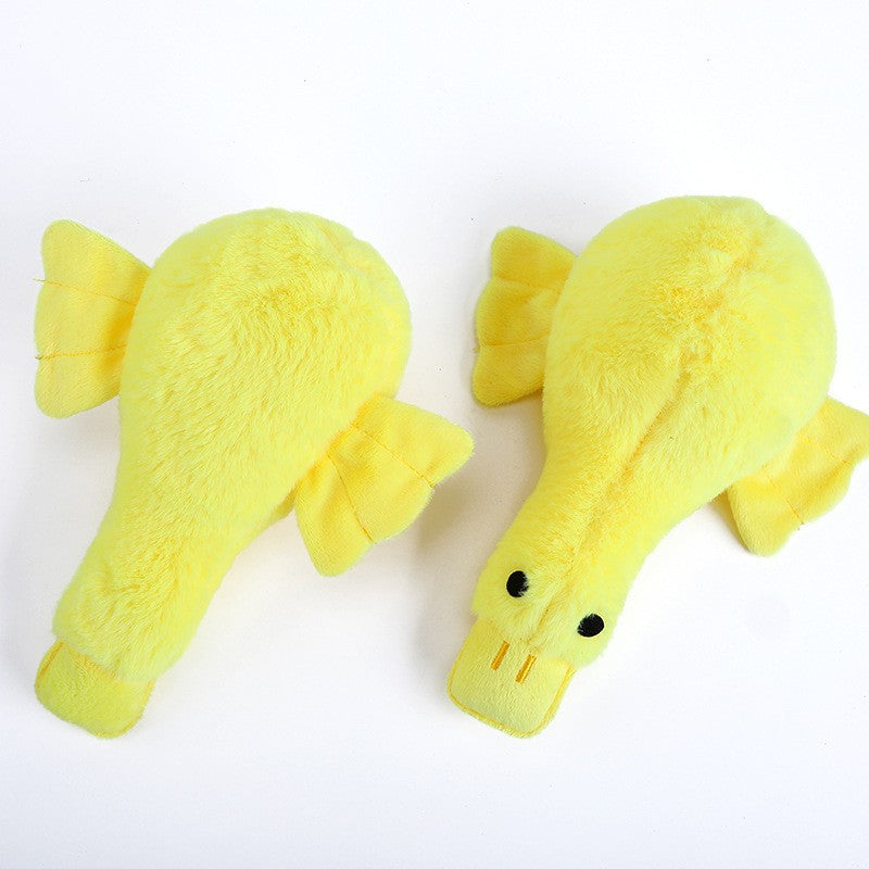 Plush Dog Toy Little Duck Squeaky Soft Stuffed Animal 3