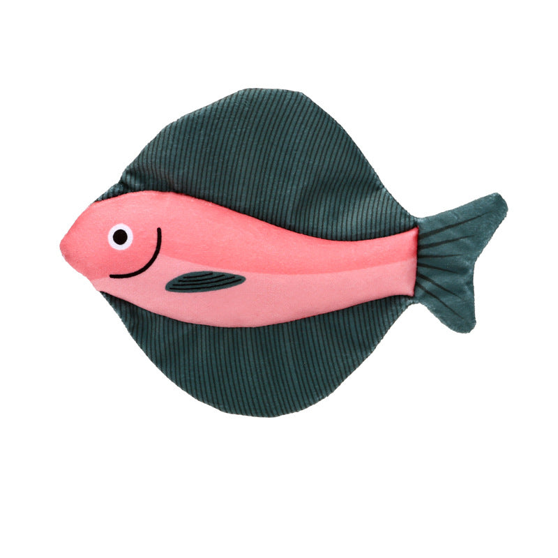 Plush Catnip Toy Fish Shape with Crinkle Texture 7