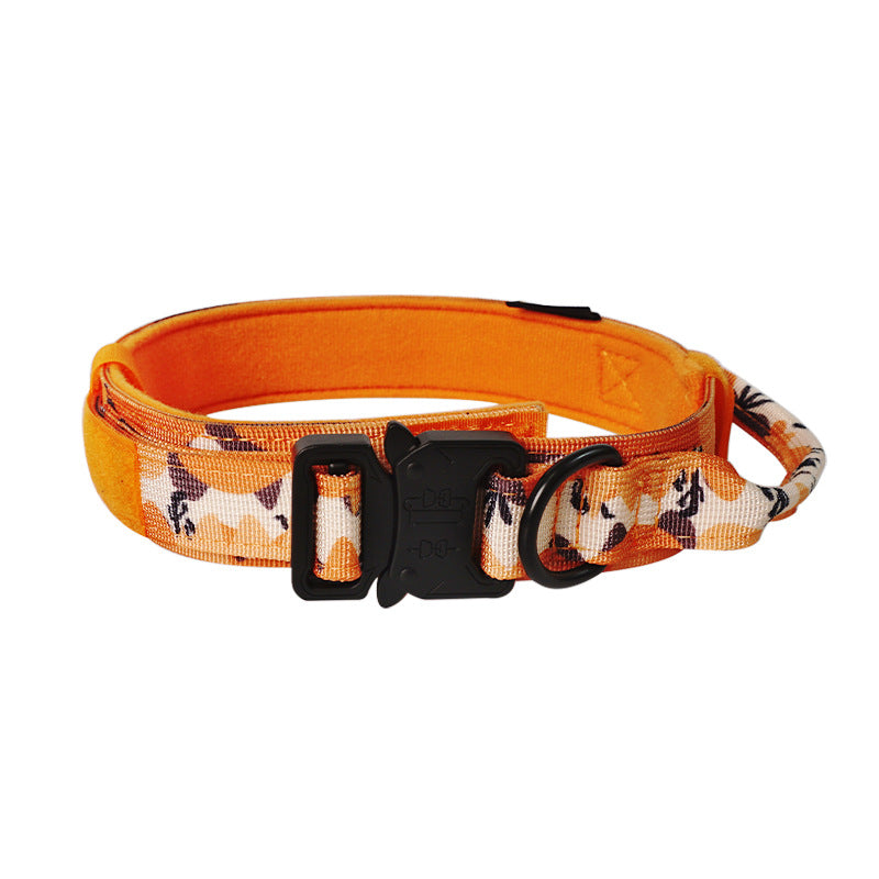 Nylon Tactical Dog Collar Adjustable Heavy Duty Buckle 6