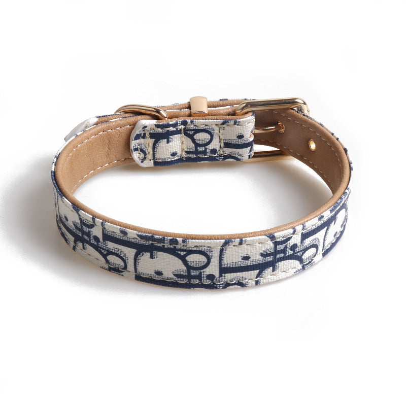 PU Dog Collar Adjustable with Metal Buckle Various Sizes 4