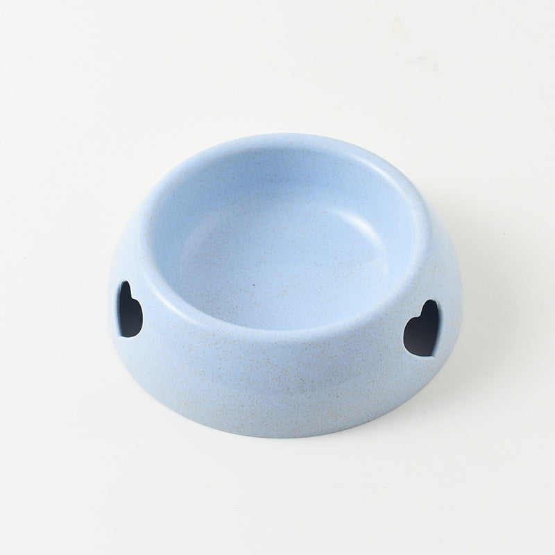 Environmentally Friendly ABS Dog Bowl Heart Shape Small Large 8