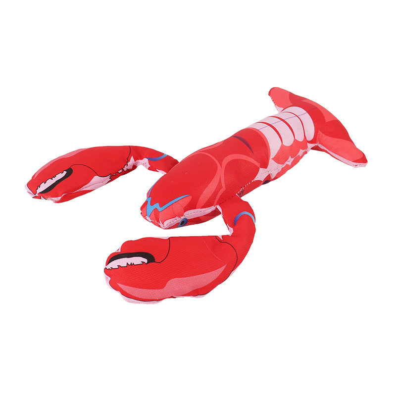 Lobster Dog Chew Toy Durable PP Oxford Cloth Material 2