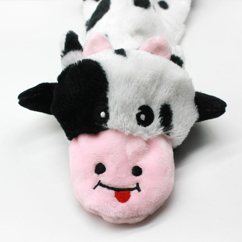 Cow Plush Dog Toy Soft Squeaky Large and Medium Sizes 2