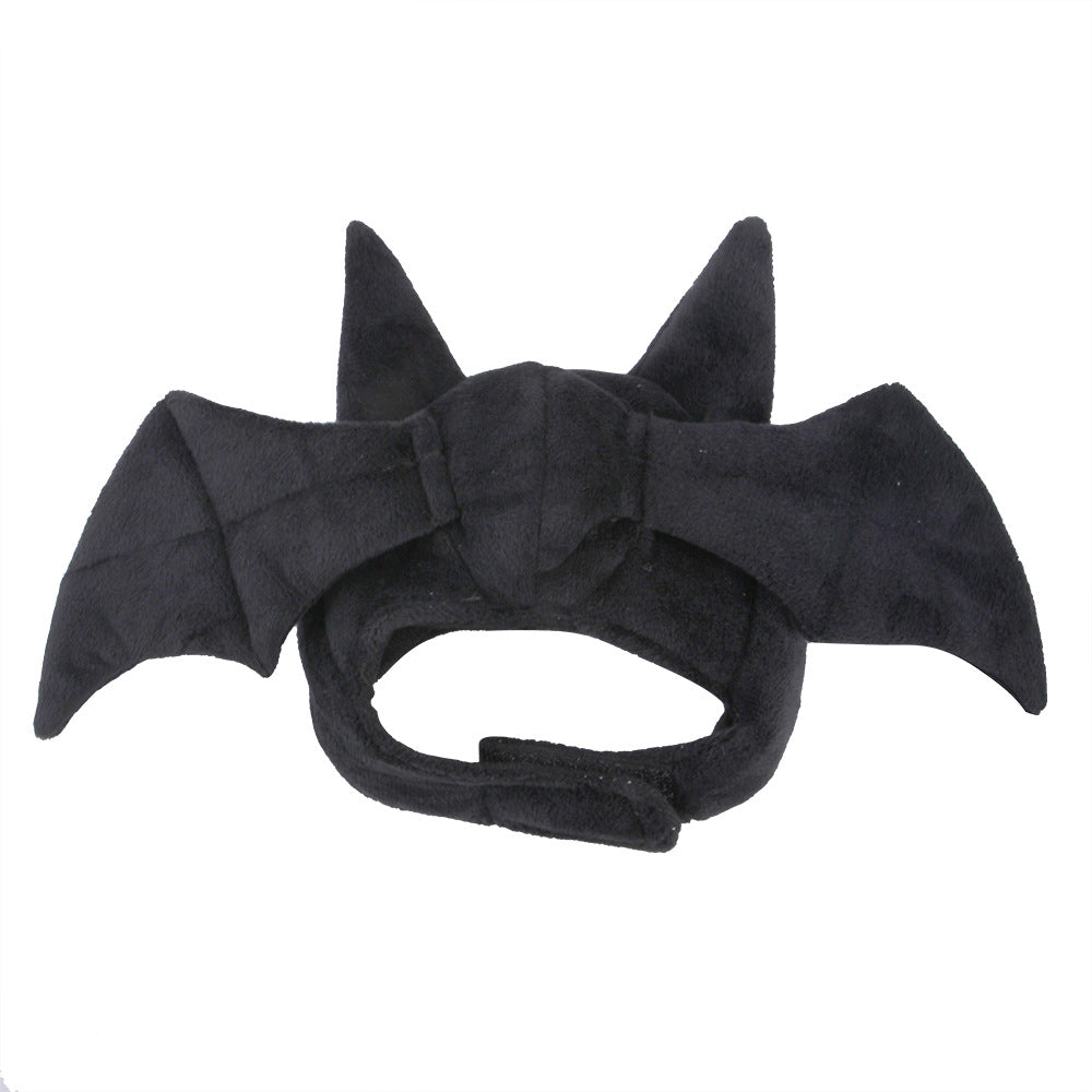Wool Cat Collar Bat Hat Halloween Costume Accessory 2