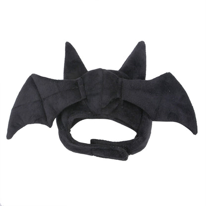 Wool Cat Collar Bat Hat Halloween Costume Accessory 2