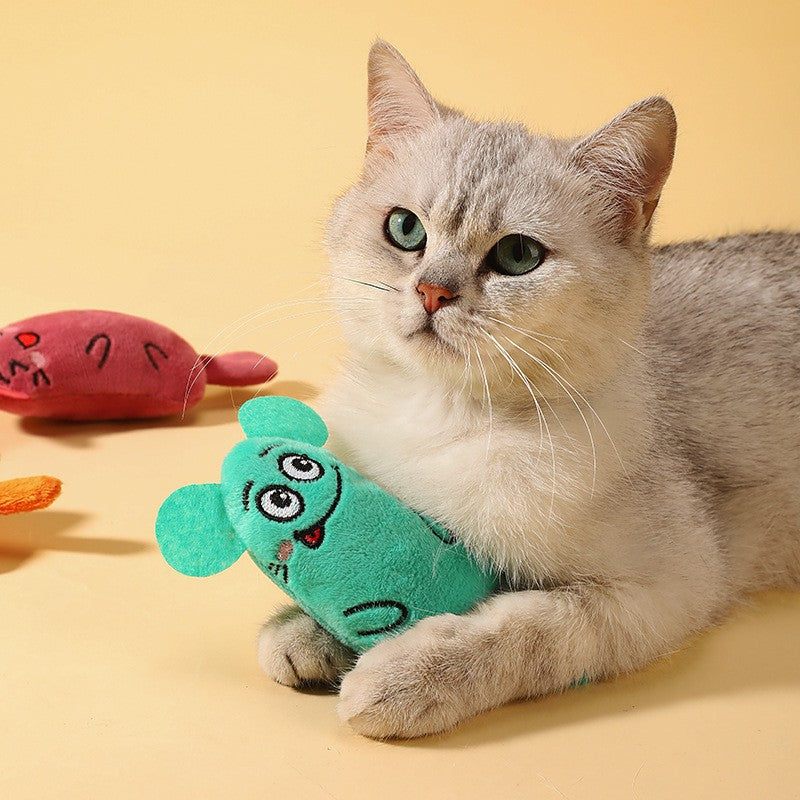 Interactive Plush Dog Toy Soft Small Size 10.5x5.5x3.5cm 3