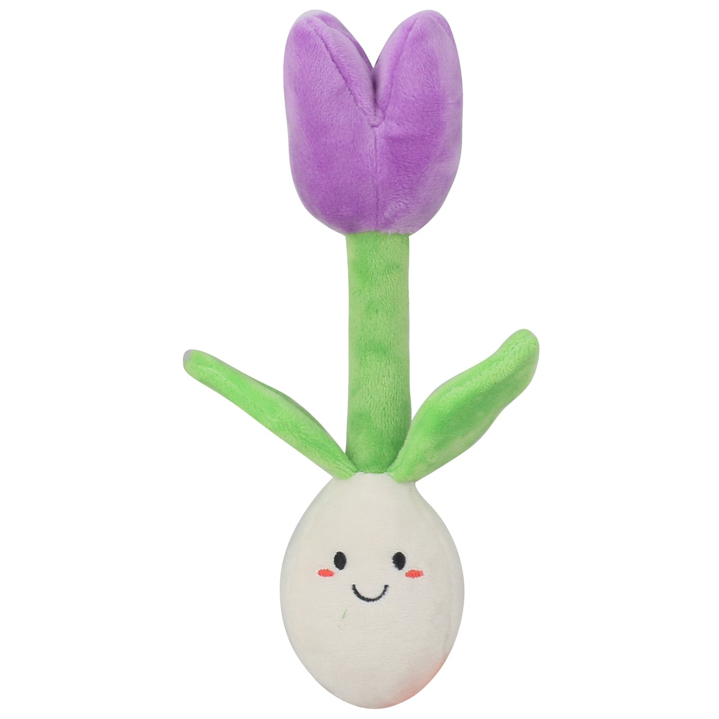 Plush Flower Dog Toy Soft Squeaky Interactive Toy 4