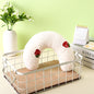 Plush U Shape Dog Pillow Soft Comfortable Pet Cushion 9
