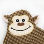Plush Dog Toy Squeaky Animal Shape Raccoon Elephant Monkey 8