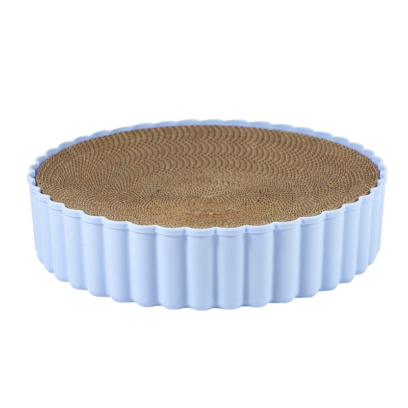 Corrugated Paper Cat Scratch Board Round PP Material S L Sizes 6