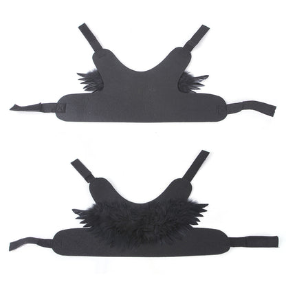 Felt Cloth Dog Costume Angel Wings Halloween Outfit